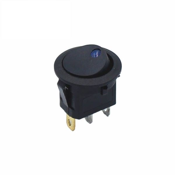 Interruptor con Luminoso Azul para instalar en panel 20A 12v Monopolar Agropar | LeonLeds