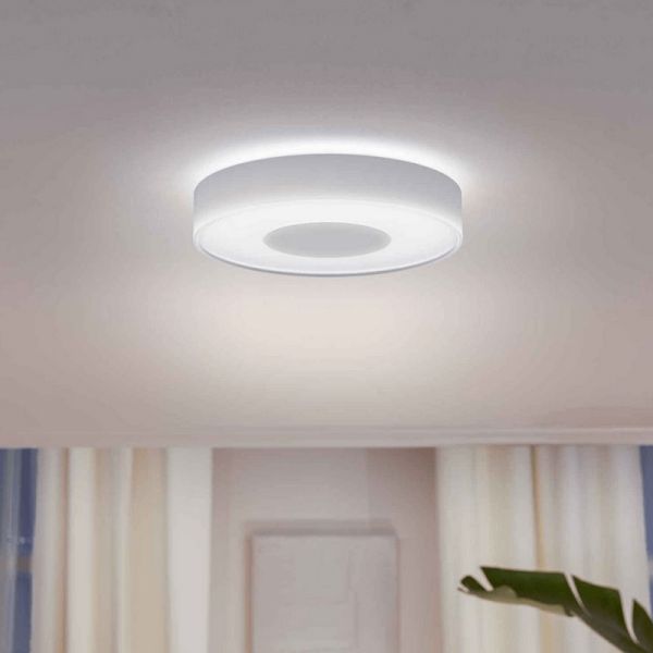 Plafón de techo LED inteligente Philips Hue Infuse M blanco luz blanca