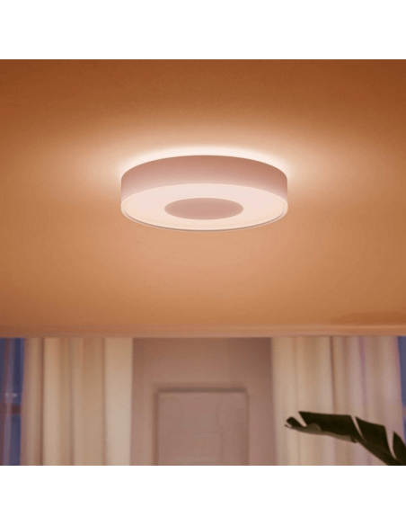 Plafón de techo LED inteligente Philips Hue Infuse M blanco luz cálida