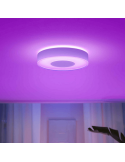 Plafón de techo LED inteligente Philips Hue Infuse M blanco luz rosa