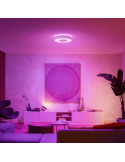 Plafón de techo LED inteligente Philips Hue Infuse M blanco foto ambiente