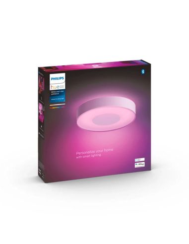 Plafón de techo LED inteligente Philips Hue Infuse M blanco caja producto
