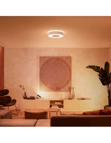 Plafonnier LED intelligent Philips Hue Infuse L blanc lumière chaude