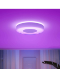 Plafón de techo LED inteligente Philips Hue Infuse L blanco detalle luz rosa