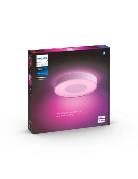 Plafón de techo LED inteligente Philips Hue Infuse L blanco caja producto