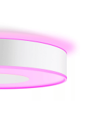 Plafón de techo LED inteligente Philips Hue Infuse L blanco detalle luz encendida