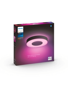 Lâmpada de teto LED Infuse Grande preta 2