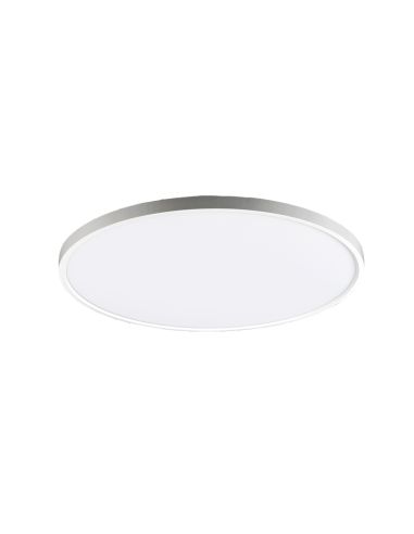 Luminária de teto LED opala Koe branco 48cm 36W 3000K ou 2800K-5000K IP43 4400Lm Regulável ou sem escurecimento