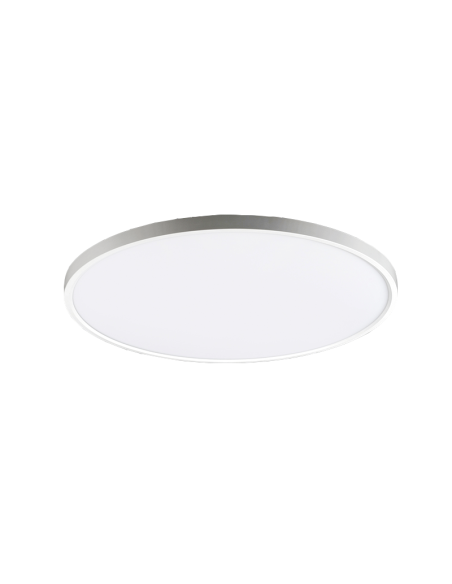 Plafón de Techo LED opal Koe blanco 48cm 36W 3000K o 2800K-5000K IP43 4400Lm Regulable o sin Regular