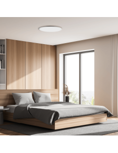 Plafonnier LED Koe blanc 60cm 45W 3000K ou 2800K-5000K IP43 5500Lm Dimmable ou sans Dimming 2