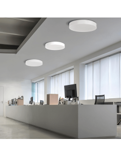 Plafón de Techo LED opal Aten blanco 40cm 36W 3000K o 4000K 4000Lm 2