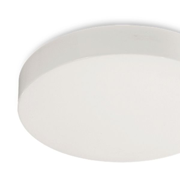 Luminária de teto LED opala Aten branco 40cm 36W 3000K ou 4000K 4000Lm detalhe