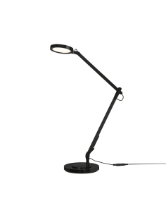 Lampe de table LED Luxa noir mat, 3000K 700Lm avec interrupteur tactile et intensité réglable
