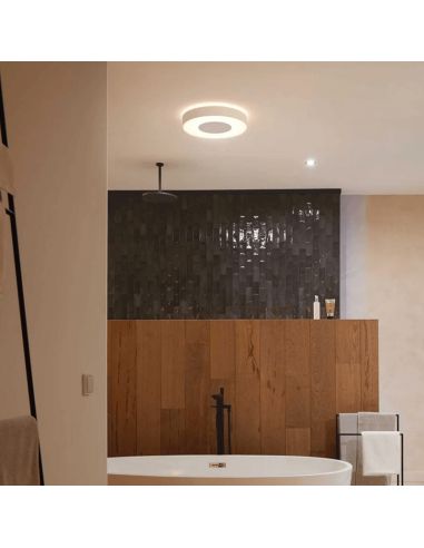 Lâmpada de teto inteligente Xamento grande luz branca branca