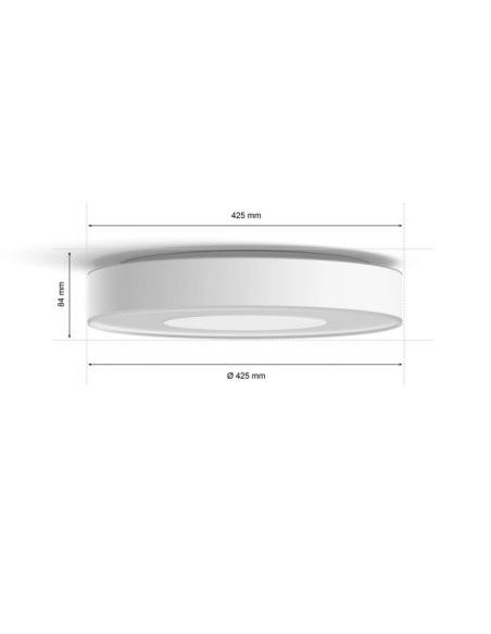 Plafón de techo inteligente Xamento grande blanco medidas productos