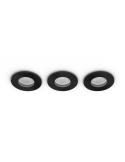 Pack 3 fotos LED Xamento negro vista detalle