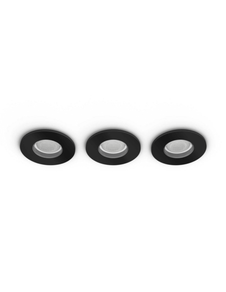Pack 3 fotos LED Xamento negro vista detalle
