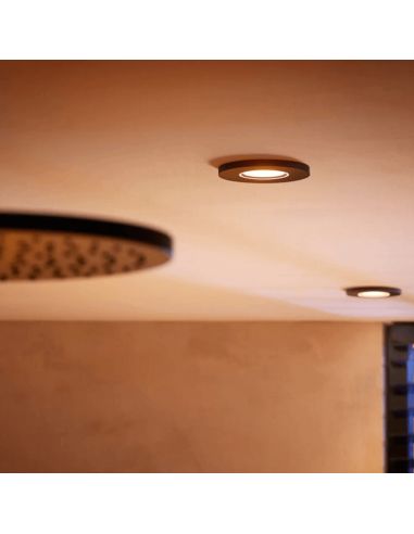 Pack 3 fotos LED Xamento preto luz laranja