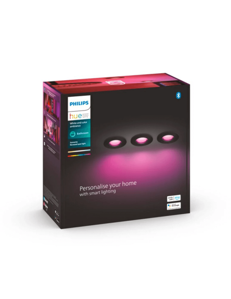 Pack 3 fotos LED Xamento negro caja producto