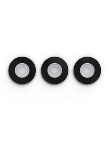 Pack 3 fotos LED Xamento negro detalle producto