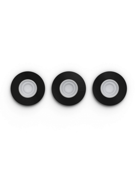 Pack 3 fotos LED Xamento negro detalle producto
