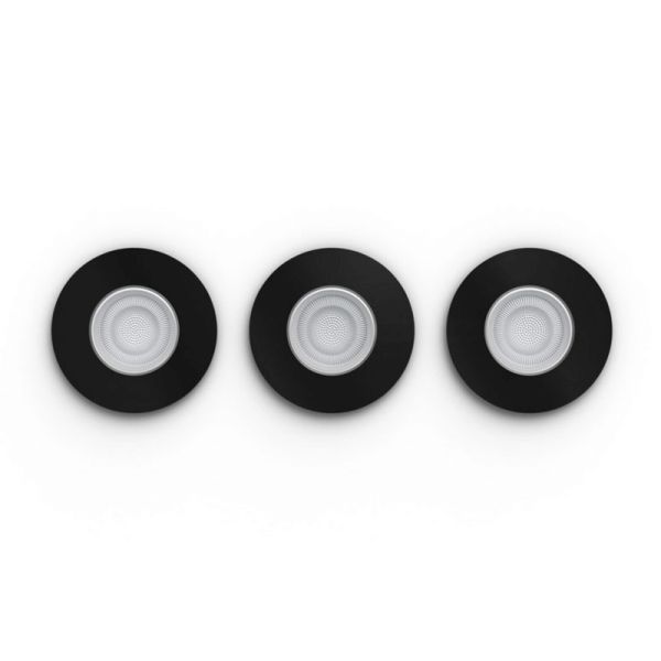 Pack 3 fotos LED Xamento negro detalle producto