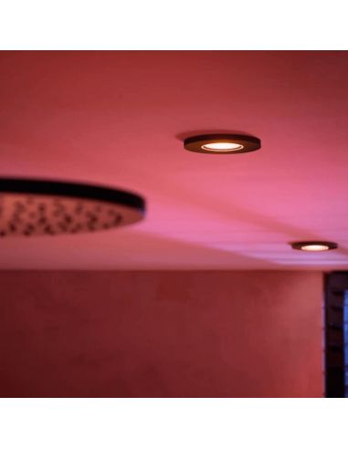 Pack 3 fotos LED Xamento negro luz rosa