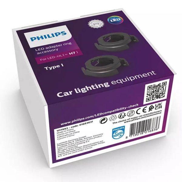 Philips Douille d'adaptateur pour ampoule à DEL de type I LUM11179X2 Philips | leonleds