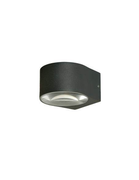 Ania candeeiro de parede LED exterior antracite com 1 ou 2 luzes (para cima e para baixo) 3000K 6W 540Lm IP65