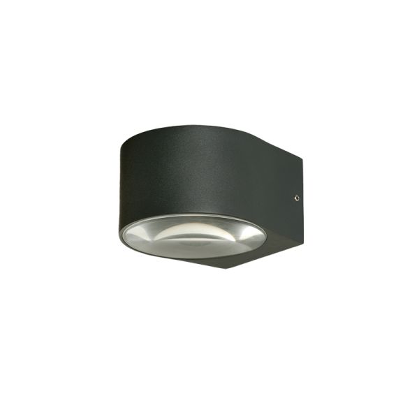 Aplique Pared LED exterior Ania antracita con 1 o 2 luces (arriba y abajo) 3000K 6W  540Lm IP65
