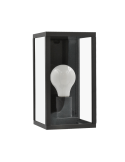 Applique murale d'extérieur LED Cube anthracite pour ampoule E27 15W IP54