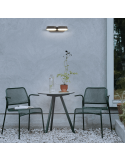 Aplique exterior LED 2 Luces Kansas negro 3000K 2x5,5W 800Lm IP54 ambiente
