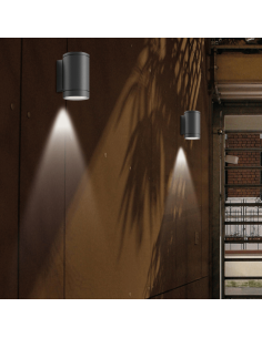 Aplique exterior LED antracita Nori de 1 o 2 luces E27 15W IP65 2