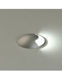 Empotrable LED exterior suelo aluminio Indus con 1 Luz  GU10 8W IP67 detalle luciendo