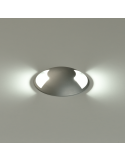Empotrable LED exterior suelo aluminio Indus con 2 Luces  GU10 8W IP67 detalle luciendo