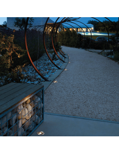 Encastré de sol extérieur LED Nemo Acier Inoxydable GU10 8W IP67 2