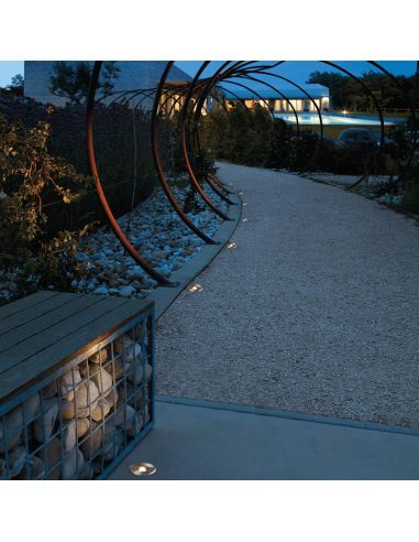 Empotrable LED exterior suelo Nemo Acero Inoxidable GU10 8W IP67 ambiente