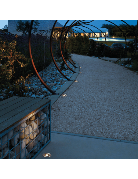 Empotrable LED exterior suelo Nemo Acero Inoxidable GU10 8W IP67 ambiente