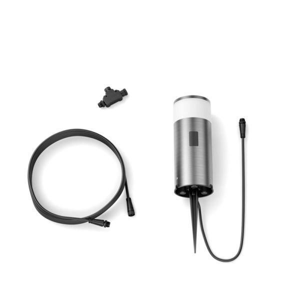 Baliza exterior LED inteligente Calla cromo mate 8W componentes producto