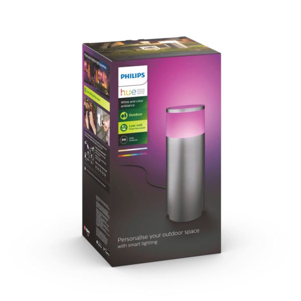 Calla chrome mat 8W boîtier de produit de balise extérieure LED intelligente