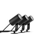 Pack de 3 Focos LED inteligentes Lily uso exterior 8W detalle producto | LeonLeds