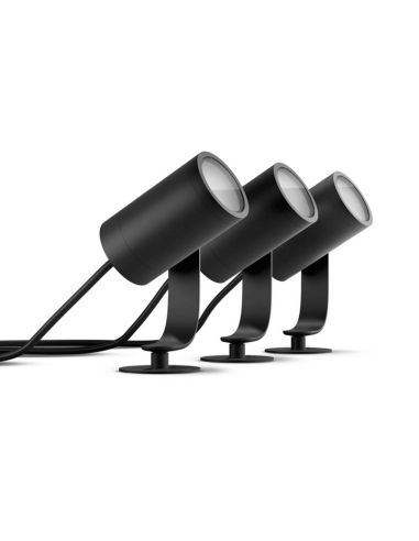 Pack de 3 Focos LED inteligentes Lily uso exterior 8W detalle producto | LeonLeds