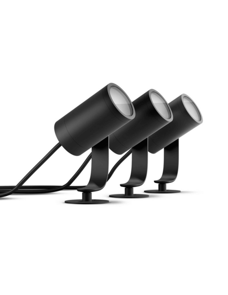 Pack de 3 Focos LED inteligentes Lily uso exterior 8W detalle producto | LeonLeds