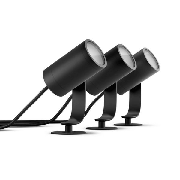 Pack de 3 Focos LED inteligentes Lily uso exterior 8W detalle producto | LeonLeds