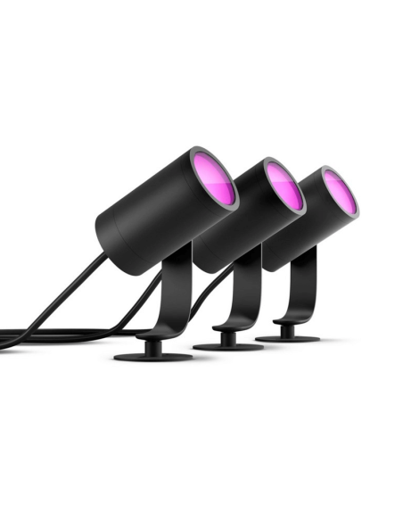 Pack de 3 Focos LED inteligentes Lily uso exterior 8W