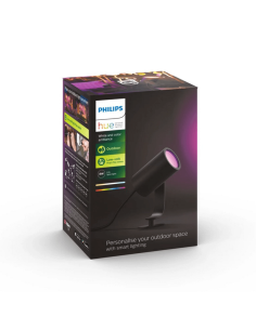 Foco LED extensible para exterior Lily negro 8W 2