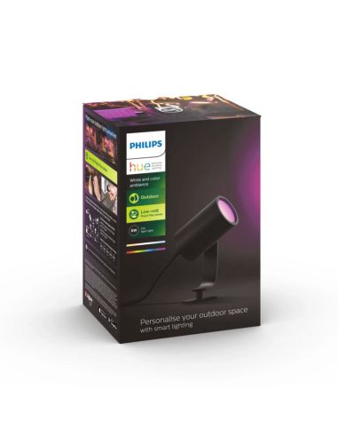 Refletor LED externo extensível Lily black 8W caixa do produto