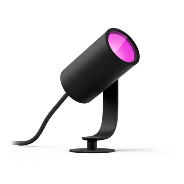 Foco LED extensible para exterior Lily negro 8W