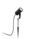 Refletor LED extensível para exterior Lily black 8W como colocar