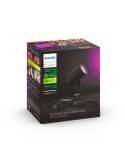 Foco LED extensible para exterior Lily negro caja producto